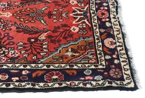 Vintage Red Tribal 3X13 Lilian Persian Runner Rug