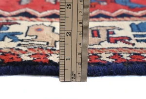 Vintage Red Tribal 5'1X8'7 Yalameh Persian Rug