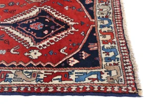 Vintage Red Tribal 5'1X8'7 Yalameh Persian Rug