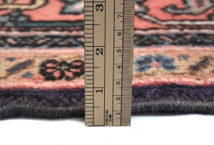 Vintage Coral Pink Tribal 5X10 Ardabil Persian Rug
