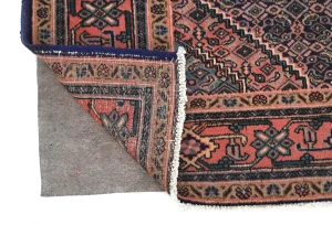 Vintage Coral Pink Tribal 5X10 Ardabil Persian Rug