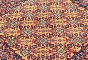 Vintage Purple-navy Tribal 5X9 Ardabil Persian Rug
