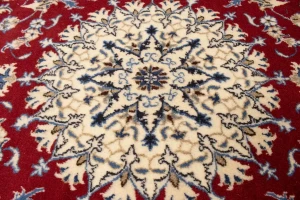 Red Vintage Classic 6X8 Traditional Nain Tabas Persian Oriental Rug