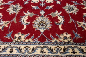 Red Vintage Classic 6X8 Traditional Nain Tabas Persian Oriental Rug
