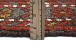 vintage Red Tribal 4X6 Ghoochan Persian Rug