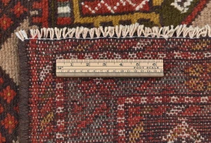 vintage Red Tribal 4X6 Ghoochan Persian Rug