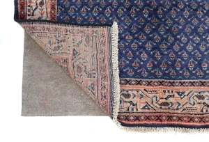 Vintage Purple-navy Tribal 4X7 Botemir Persian Rug