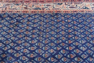 Vintage Purple-navy Tribal 4X7 Botemir Persian Rug