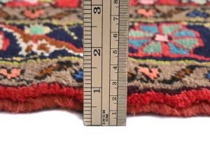 Vintage Red Tribal 2'4X6'3 Hamedan Persian Runner Rug