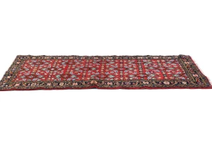 Vintage Red Tribal 2'4X6'3 Hamedan Persian Runner Rug