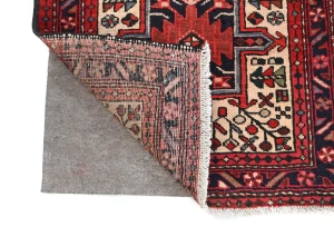 Vintage Cream Tribal 2'5X7'7 Hamedan Persian Runner Rug