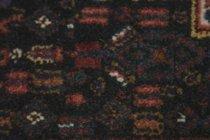 Vintage Cream Geometric Tribal 2X3 Bidjar Persian Rug