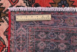 Vintage Red Geometric Tribal 3'5X5 Hamedan Persian Rug