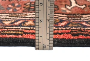 Vintage Rusty Red Tribal 2X3 Karajeh Persian Rug