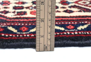 Vintage Red Geometric 2'5X3'4 Bidjar Persian Rug
