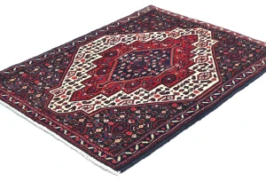 Vintage Red Geometric 2'5X3'4 Bidjar Persian Rug