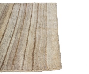 Vintage Beige Tribal 4X5 Gabbeh Persian Rug