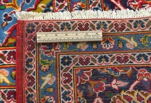 Vintage Red Traditional Floral 10X13 Kashan Persian Rug