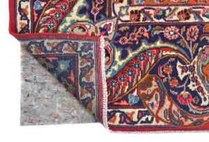 Semi Antique Red Pictorial Traditional 10X13 Kashmar Persian Rug
