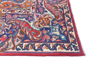 Semi Antique Red Pictorial Traditional 10X13 Kashmar Persian Rug
