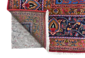 Vintage Red Traditional 10X13 Sabzevar Persian Rug