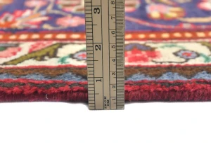 Vintage Red FloralTraditional 9x12 Tabriz Persian Rug