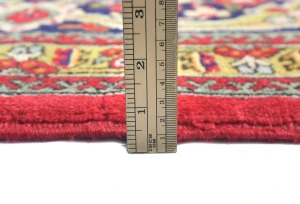 Vintage Red Floral Traditional 10X13 Tabriz Persian Rug