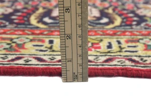 Vintage Red Floral Traditional 8'0X11'5 Tabriz Persian Rug