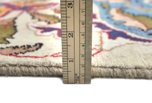Vintage Multicolored Pictorial 10X13 Kashmar Persian Rug
