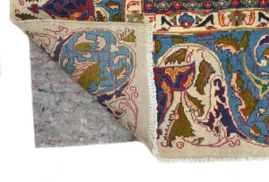 Vintage Multicolored Pictorial 10X13 Kashmar Persian Rug