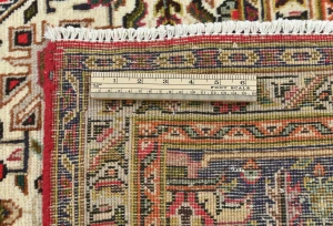 Vintage Red Floral Traditional 7X10 Tabriz Persian Rug