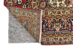Vintage Red Floral Traditional 7X10 Tabriz Persian Rug