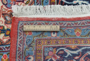 Vintage Red Floral 10X13 Sarough Persian Rug