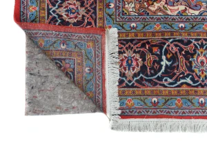Vintage Red Floral 10X13 Sarough Persian Rug