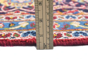 Vintage Red Floral Traditional 10X13 Kashan Persian Rug