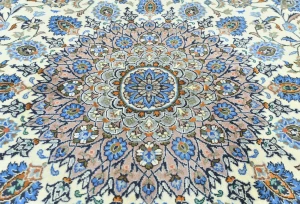 Vintage Cream Traditional 10X13 Kashmar Persian Rug