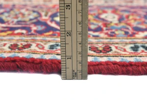 Vintage Red Traditional Floral 7X10 Kashan Persian Rug