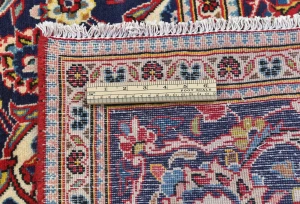 Vintage Red Traditional Floral 7X10 Kashan Persian Rug