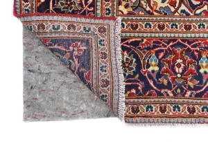 Vintage Red Traditional Floral 7X10 Kashan Persian Rug