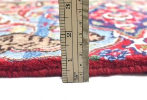 Vintage Multicolored Traditional 9'6X12'8 Kashmar Persian Rug