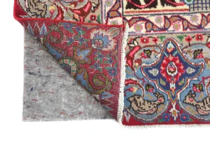 Vintage Multicolored Traditional 9'6X12'8 Kashmar Persian Rug
