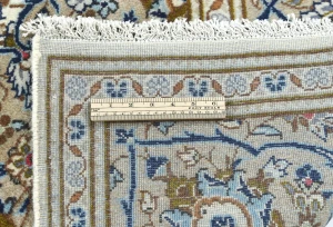 Vintage Cream Traditional Floral 6'4X10'4 Kashan Persian Rug