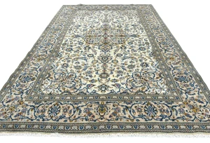 Vintage Red Traditional Floral 7X10 Kashan Persian Rug