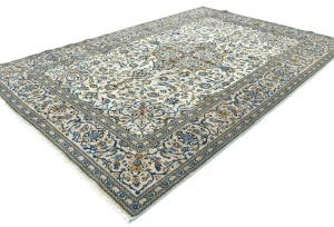 Vintage Red Traditional Floral 7X10 Kashan Persian Rug