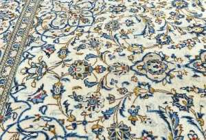 Vintage Red Traditional Floral 7X10 Kashan Persian Rug