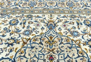 Vintage Red Traditional Floral 7X10 Kashan Persian Rug