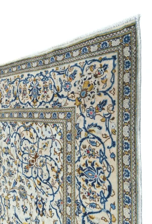 Vintage Red Traditional Floral 7X10 Kashan Persian Rug
