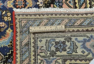 Vintage Navy Blue Traditional 6X10 Ardabil Persian Rug
