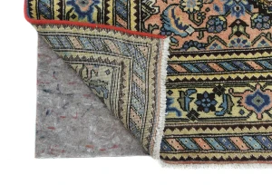 Vintage Navy Blue Traditional 6X10 Ardabil Persian Rug