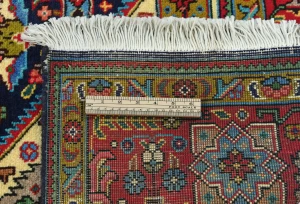 Vintage Purple-navy Floral Traditional 6'5X9'6 Tabriz Persian Rug
